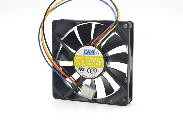 Original AVC DS08015B12U Cooling Fan 12V 0.6A 5.76W 4wires DS08015B12U Fans